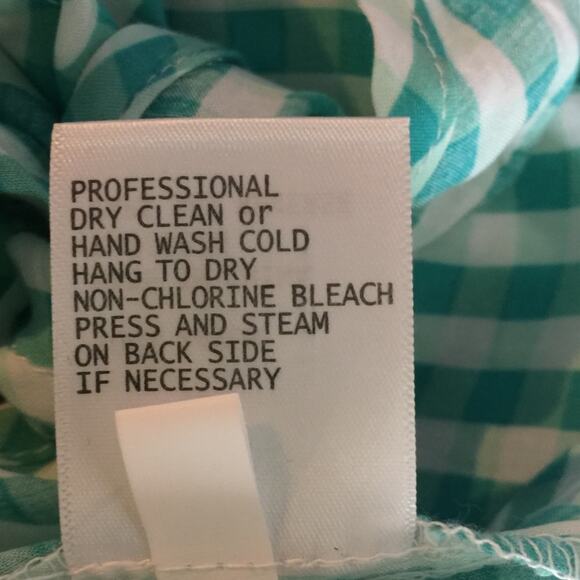 Saint Tropez West Top Gingham Tie Front Sleeveless Check Top Large NEW!! - Picture 8 of 8